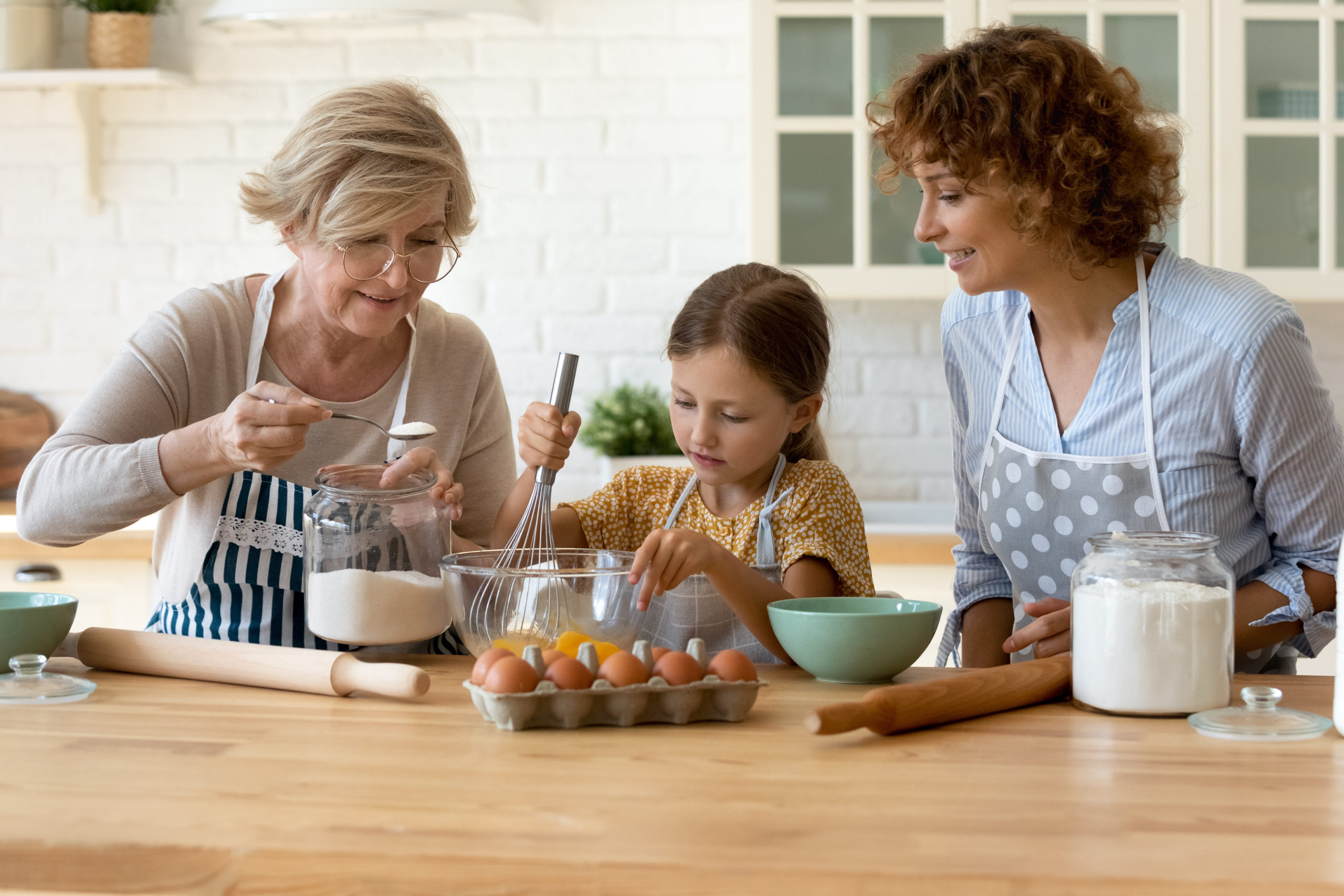 Three generations baking - Marketing to different generations