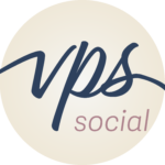 VPS logo on beige background